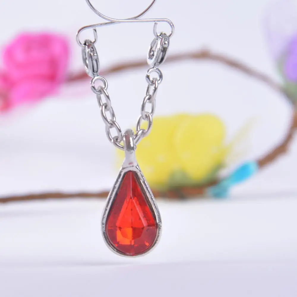 

6pcs/Set Nipple Screw Clamp Nipple Non-Piercing Gem Dangle False Nipple Clip On Shield Cover Breast Jewelry Mamilo Piercing Set