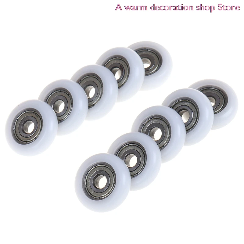 2/5/10 шт. раздвижные колеса валик для душа пластиковые двери сменные роликовые