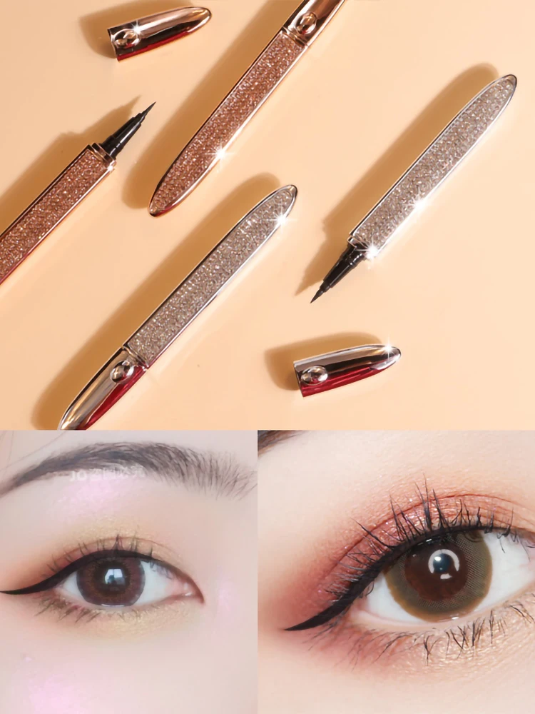 HOJO новая Алмазная блестящая водостойкая жидкая подводка для глаз быстросохнущие