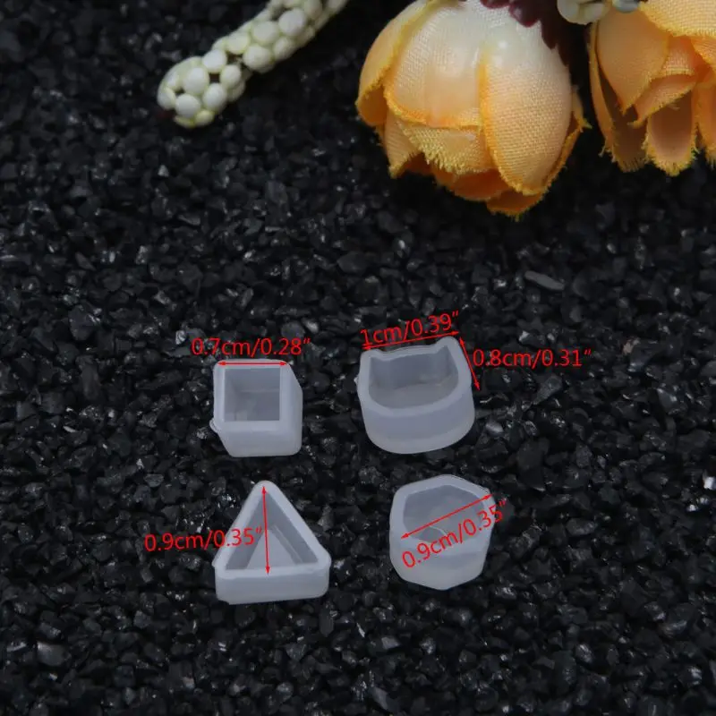 

Earrings Epoxy Mold Set DIY Stud Earring Jewelry Making Material Ear Hook Needles