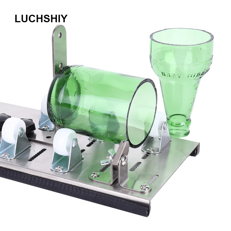 

DIY Glass Bottle Cutter Tool Professional Crafting Wine Beer Bottles Jars Household Metal Glassbottle Cutting Machine Tools Kit