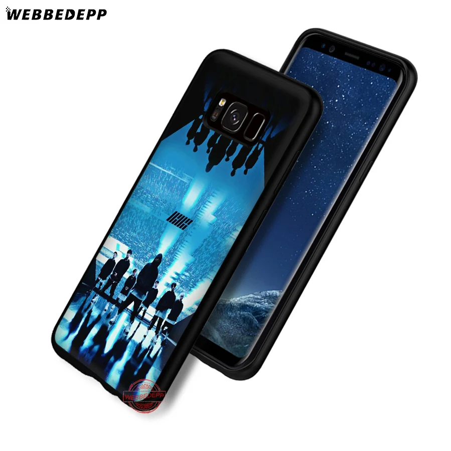 WEBBEDEPP Ikon Kpop мягкий чехол для Samsung J4 J6 Prime Plus J8 2018 J7 Доу A20E A70S A51 A71 A81 A91 | Мобильные