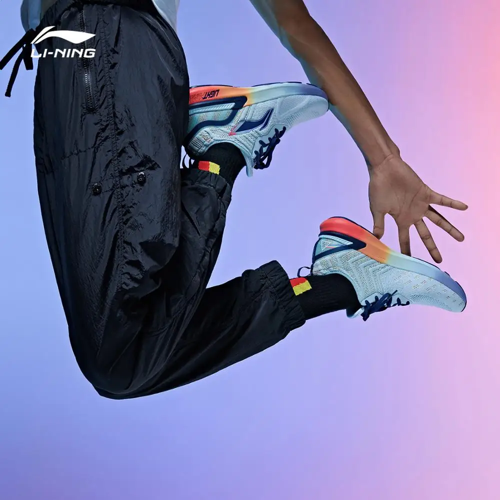 Li-Ning Для мужчин ARASHI Cushoin беговые кроссовки nikeeinglys светильник поролоновой подкладкой подойдет как для повседневной носки, так пряжа дышащая Спортивная обувь Фитнес кроссовки ARHP171 SJAS19