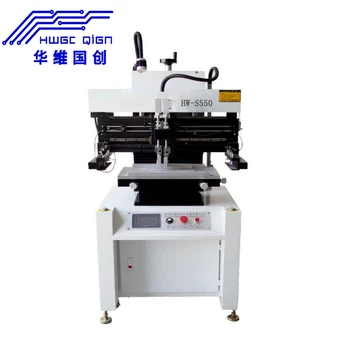 Semi-automatic Vision Screen Printer / PCB Circuit Board Stencil Printer/ Electronics Production Machinery HW-S550(Torch)