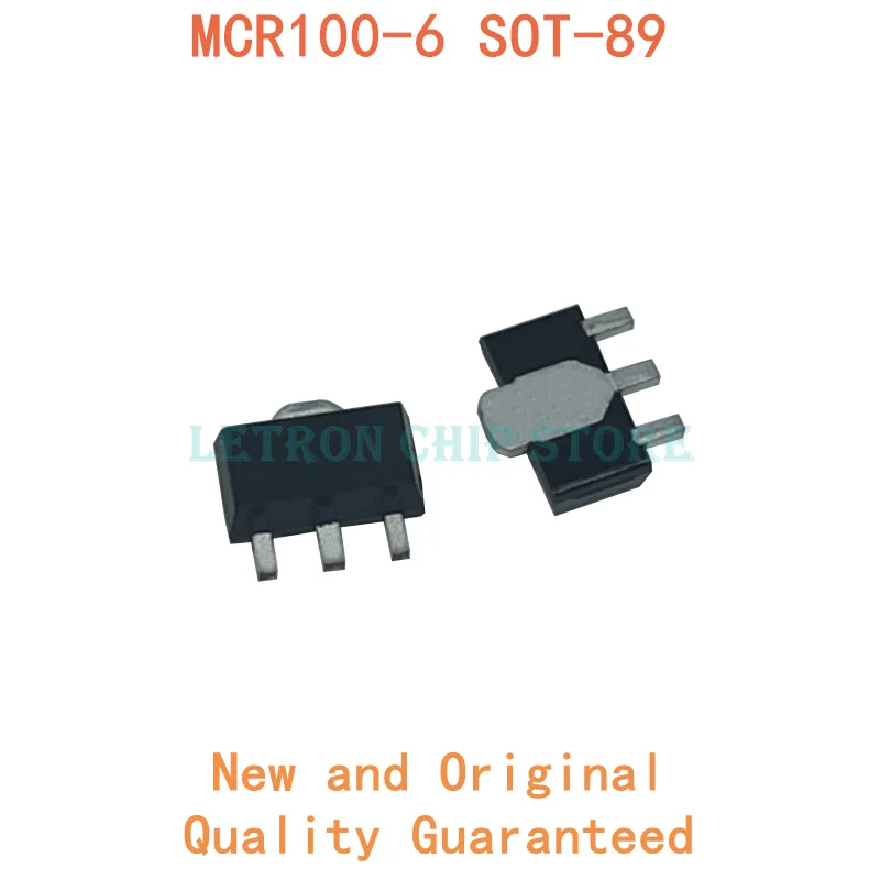 

Новый и оригинальный чипсет IC 20 шт, MCR100-6 SOT89 100-6 SOT-89