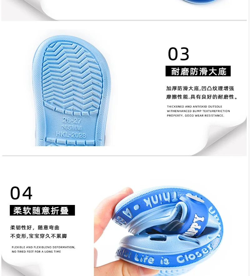 

kids sandals Hole Shoes Old 2021 Summer New Children Nice Non -slip Soft Floor Boys Girls Beach Cartoon Animation Sandals