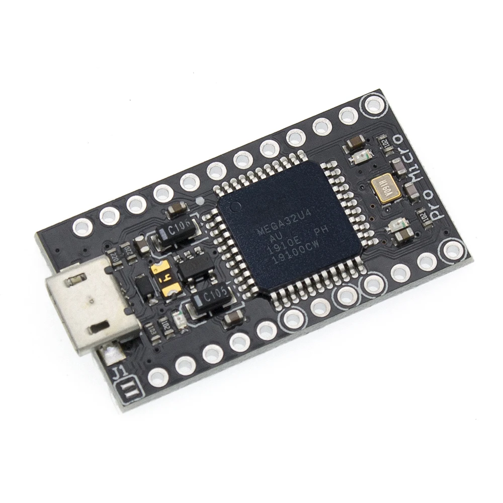 TENSTAR ROBOT Pro Micro, с Загрузчиком, черныйсиний ATmega32U4 5 В16 МГц, модуль контроллера Mega32U4 leonardo для arduino (art.: 3920b32cd3d89) - 3920b32cd3d89