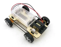physical science experiments diy wood buggies car model kids science toy educational equipment