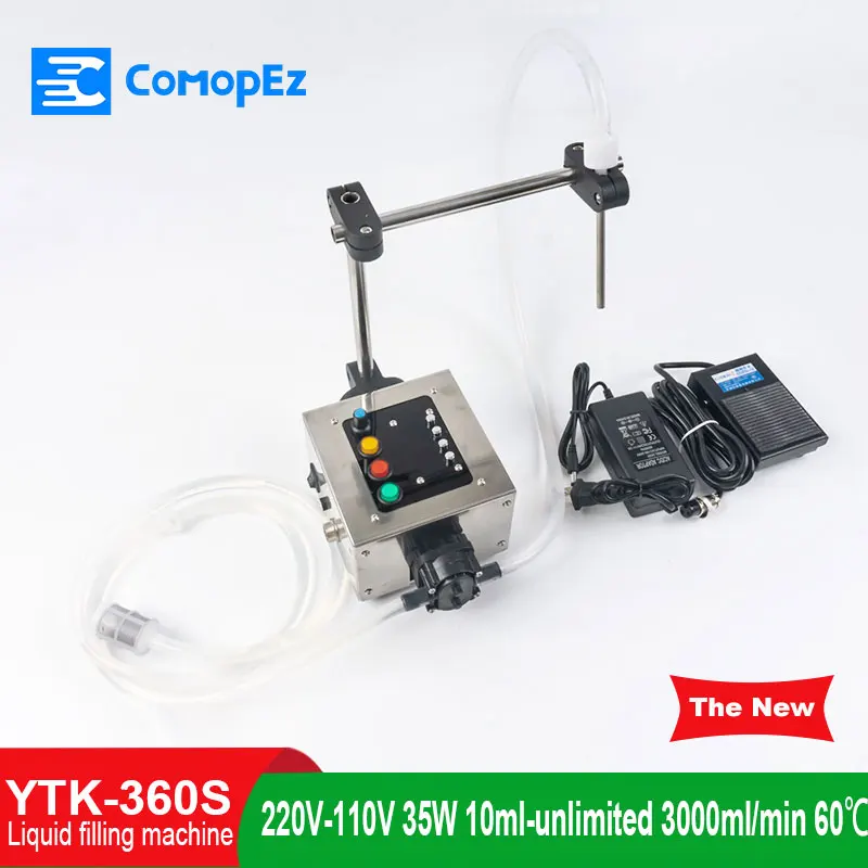 Термостойкая разливочная машина для жидкостей из нержавеющей стали 35 Вт