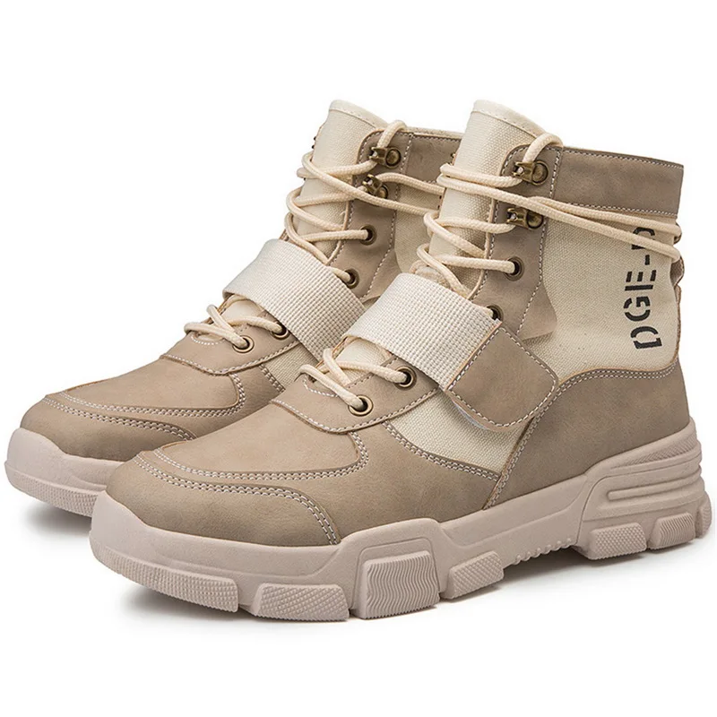 Модные мужские тактические ботинки уличные ботильоны зимние теплые рабочие