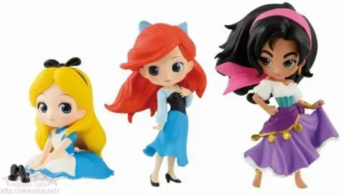 45 стилей Q Posket Queen Эльза и Анна Фигурки игрушки куклы Aurore ПВХ Аниме Куклы
