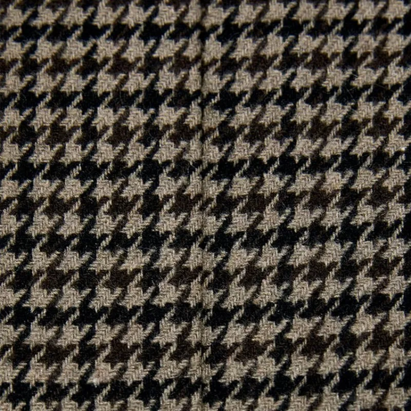 Женское шерстяное пальто осенне-зимний брендовый свободный клетчатый