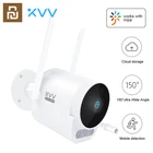 Уличная камера Mijia Xiaovv Pro, 1296P HD, Wi-Fi, широкий угол обзора 150 , IP65, инфракрасное ночное видение, светодиодные предупреждающие лампы для Mi Home