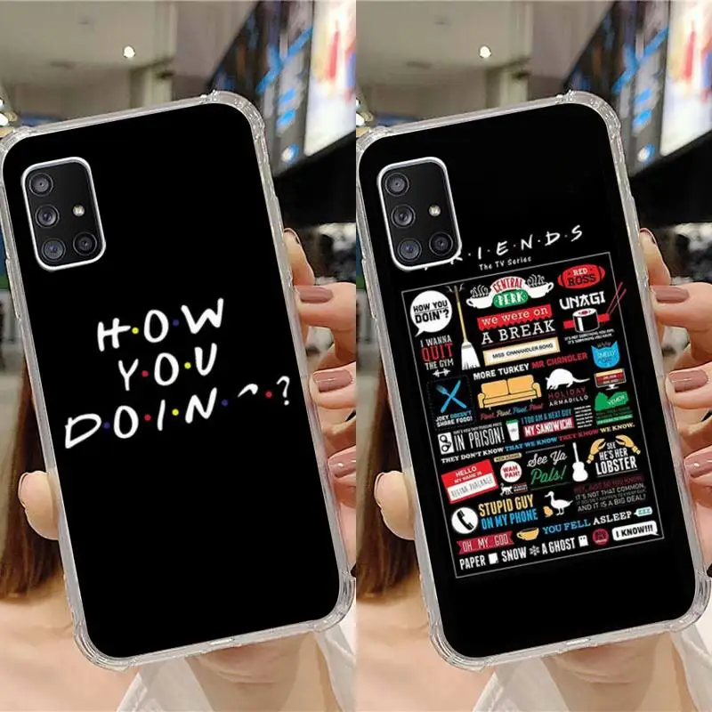 

Funny Friends TV Show Phone Case Transparent For Samsung Note A 7 8 9 10 20 50 51 71 90 20 11 81 e LITE Ultra PRO