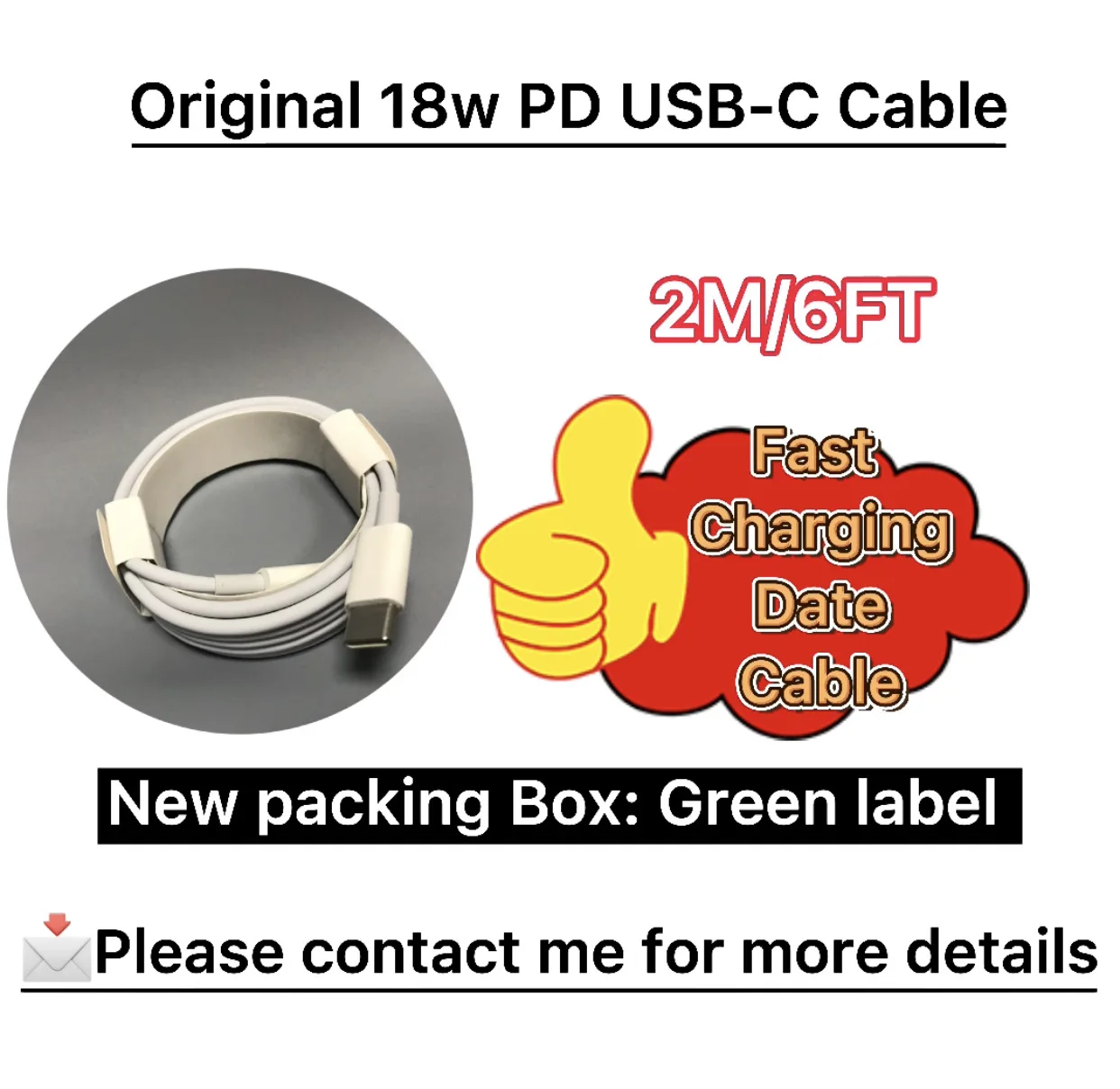 

10 шт./лот PD быстрая USB-C зарядное устройство кабель Lightning для меня 12Pro Max Мини 11 XS XR 8 Plus типа C для быстрой зарядки и передачи данных кабель 2 м/6FT