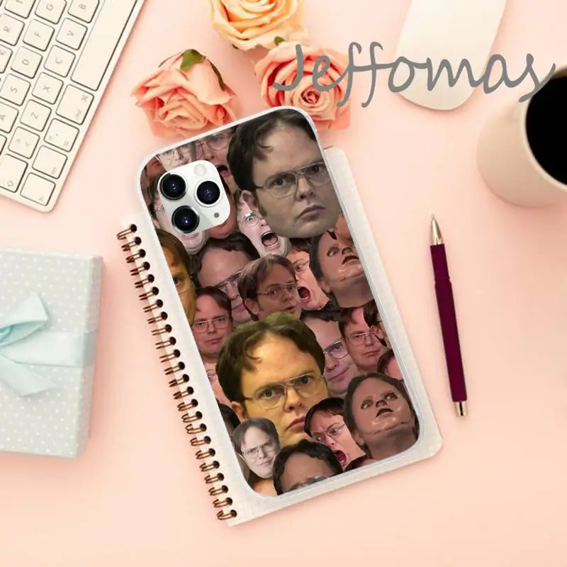 

The office tv show What She Said Phone Case Transparent for iPhone 11 12 mini pro XS MAX 8 7 6 6S Plus X 5S SE 2020 XR