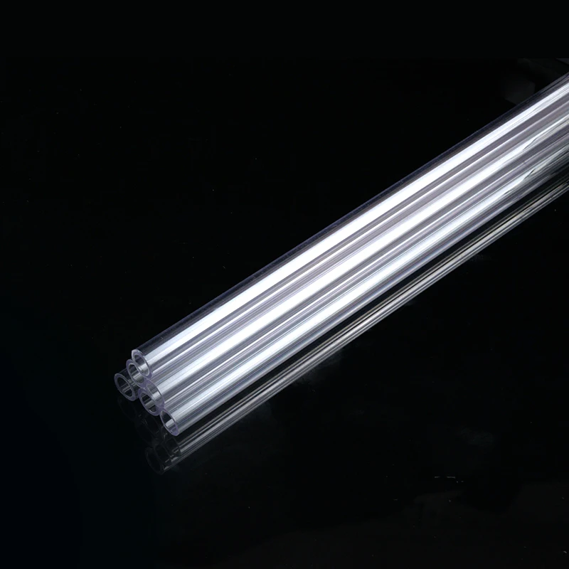 Syscooling трубка для охлаждения воды Прозрачная Жесткая PETG ID10mm OD14mm 50 см Длина DIY ПК