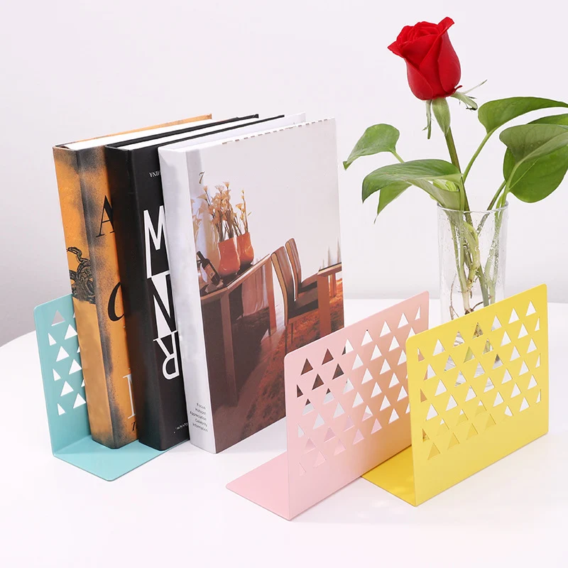 1 шт. металлический полый книжный стенд для библиотеки подставки книг офисные