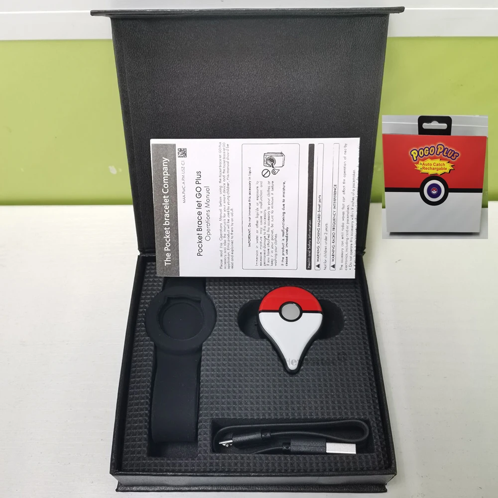 Auto Catch Smart Bracelet for Pokemon Go Plus Rechargeable Automatic Capturer Elves Toys Bluetooth-compatible Game Wristband | Электроника