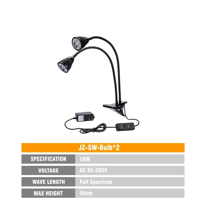 Светодиодная настольная фитолампа полного спектра 10 Вт 85 265 в|Промышленные