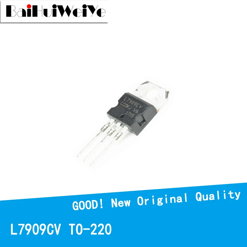 

10PCS/LOT L7909 L7909C L7909CV 1.5A/9V TO-220 New and Original IC Chipset MOSFET MOSFT TO220 Three-Terminal Voltage Stabilizer