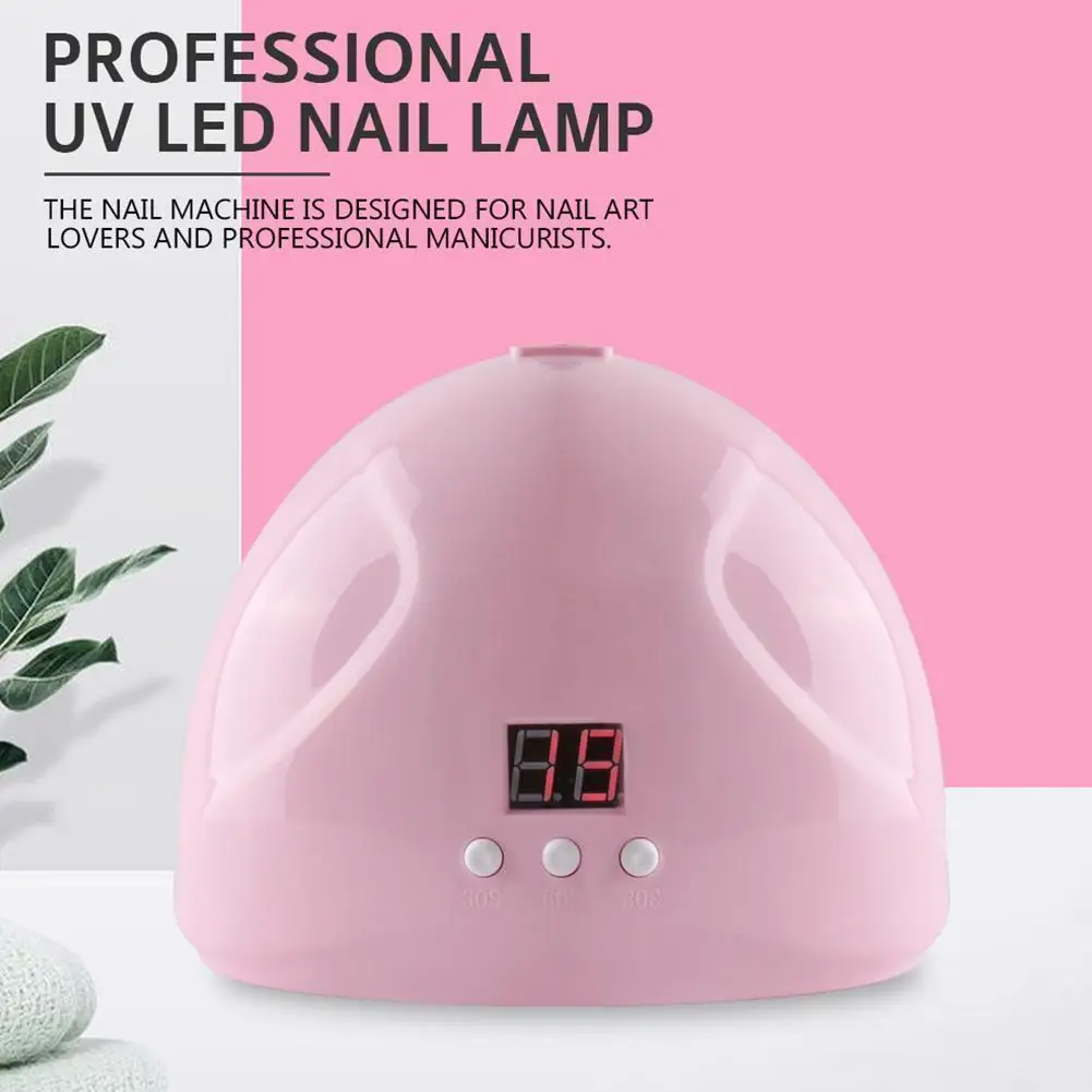 

High Power 96W RED Light LED Nail Lamp Two Hands Gel UV Lamp Manicure Nail Polish Dryer Machine For Fast Drying All Gel Polish