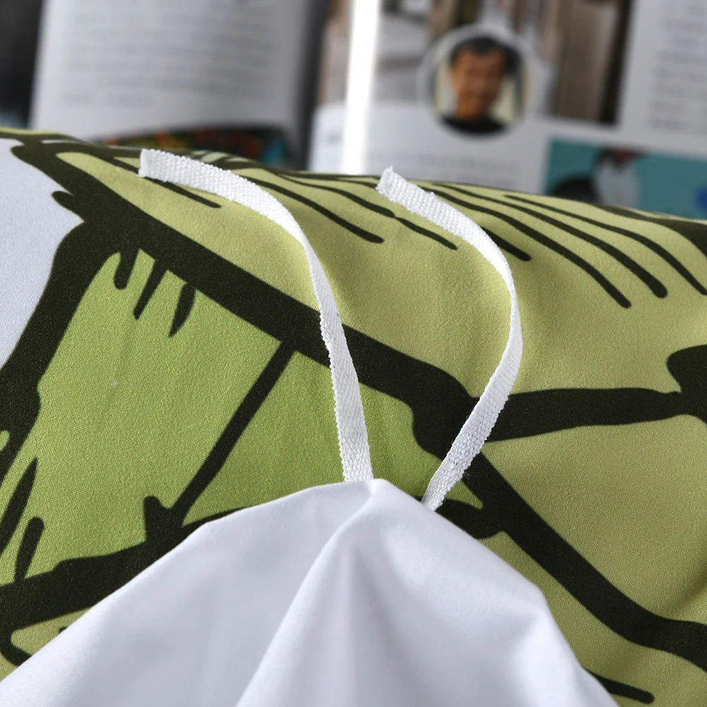 Комплект мягкого постельного белья из 3 предметов с мультяшным КАКТУСОМ 3D