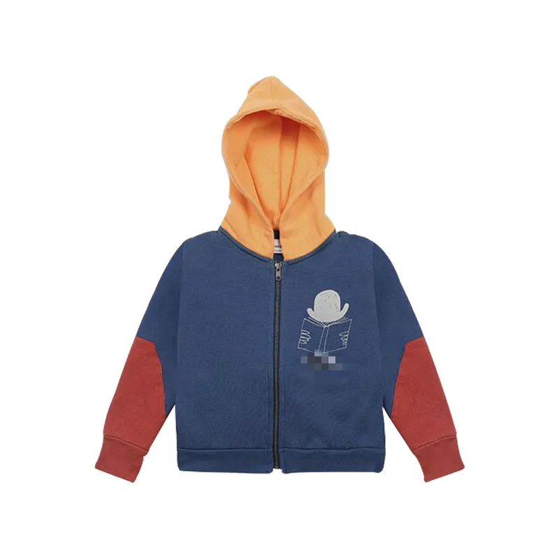 Детский костюм из трех предметов футболка с длинным рукавом и штаны капюшоном