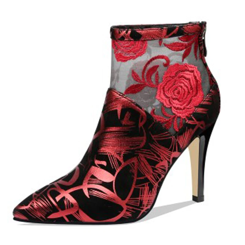 Новинка Роскошные женские ботильоны Элегантные Сезон осень весна Женские