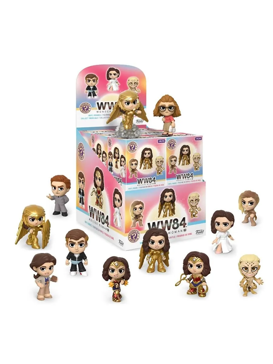 Фигурка Funko Mystery Minis: Wonder Woman 84: 12PC PDQ 47112 (1 случайная фигурка)