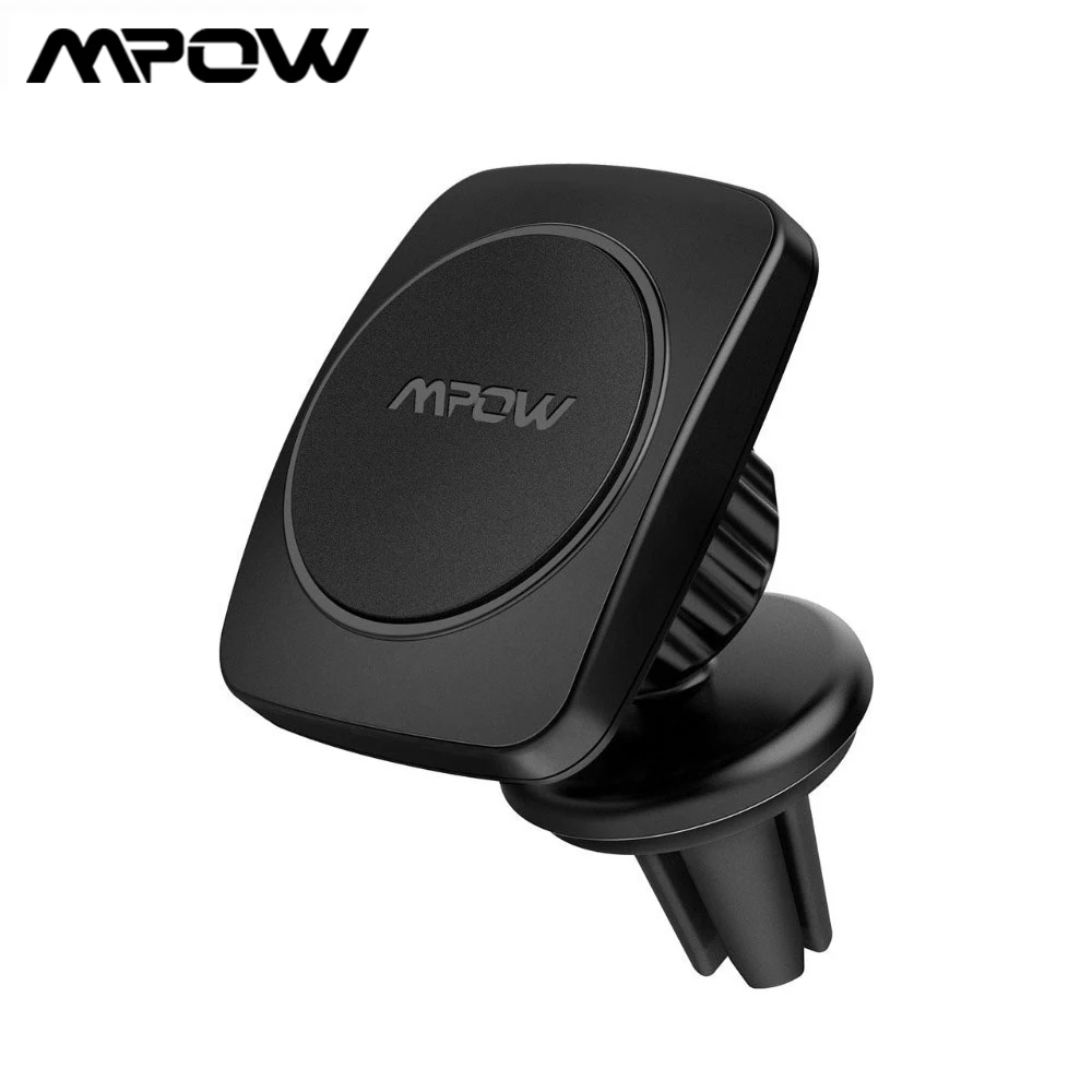 Mpow MCM11 Universal Air Vent Car Mount 360 Degree Phone Holder Magnetic Clip GPS For iPhone X | Мобильные телефоны и