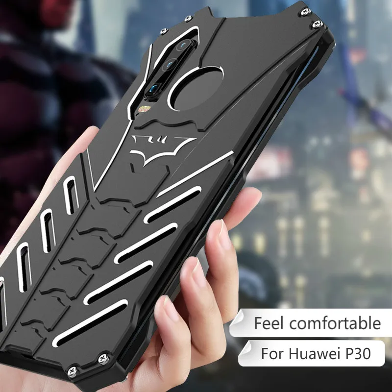 Металлический чехол для huawei P30 lite Pro алюминиевый ударопрочный противоударный