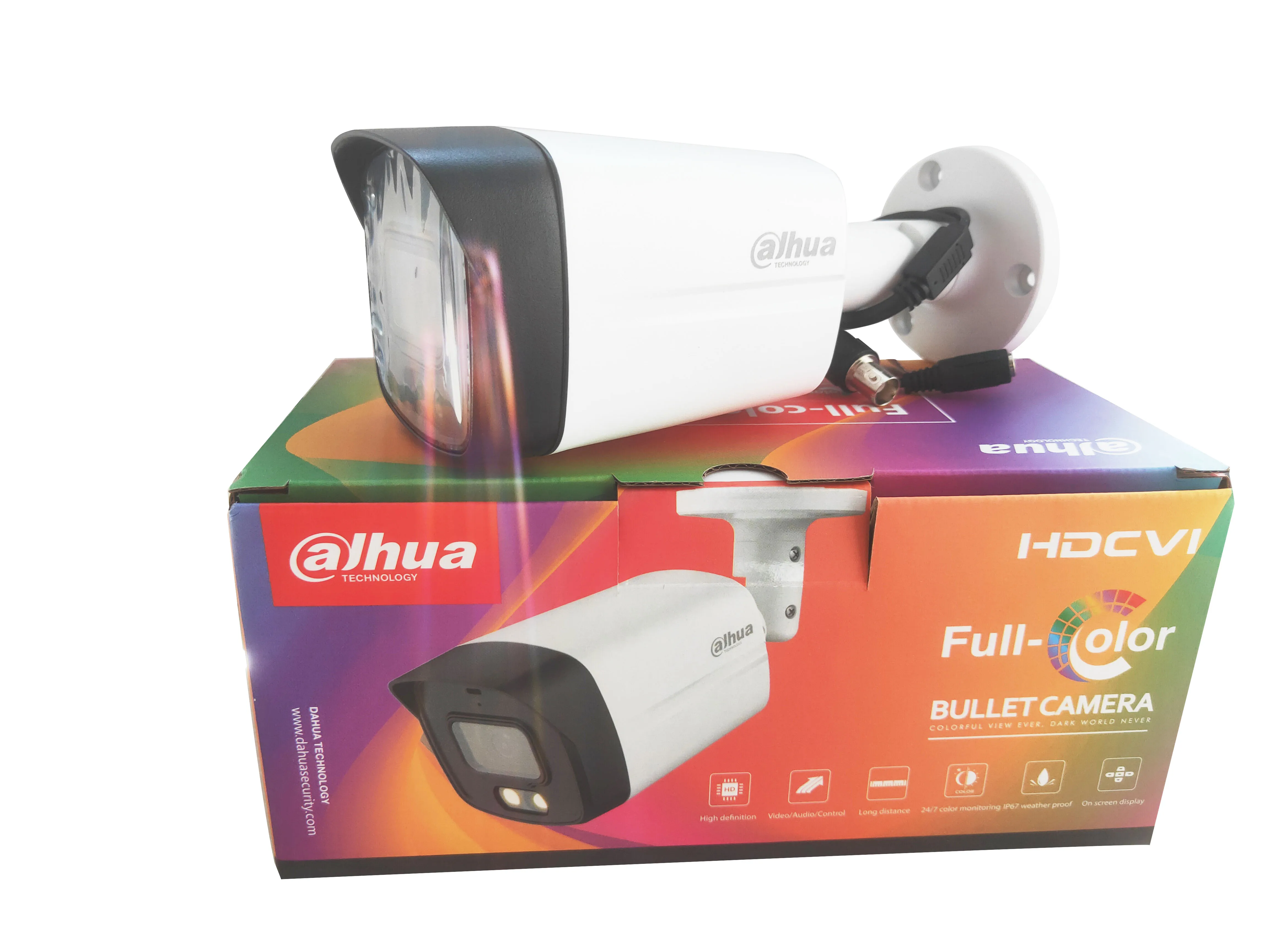 Новинка Dahua 5 МП HAC-HFW1509TLM-A-LED HDCVI Full-цветная цилиндрическая камера 120 дБ True WDR 3D NR