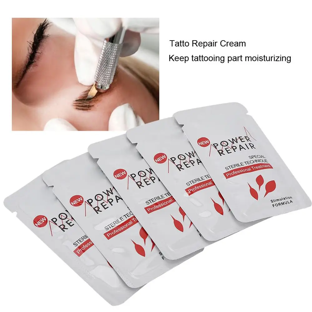100 шт. возобновляемые источники татуировки Восстанавливающий крем с мануального