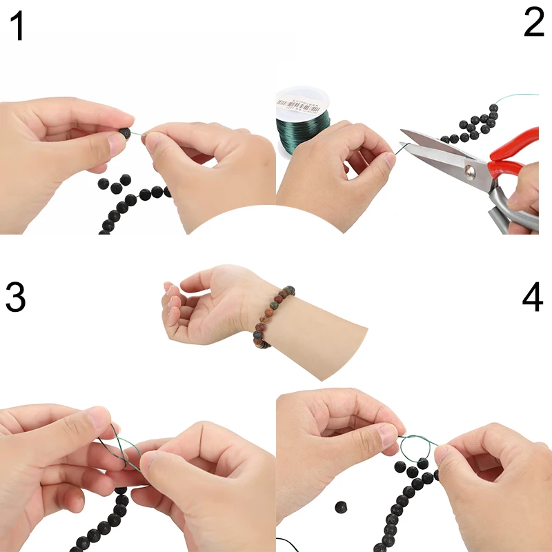 Бусины из натурального камня 4-12 мм с прожилками Агаты | Украшения и аксессуары