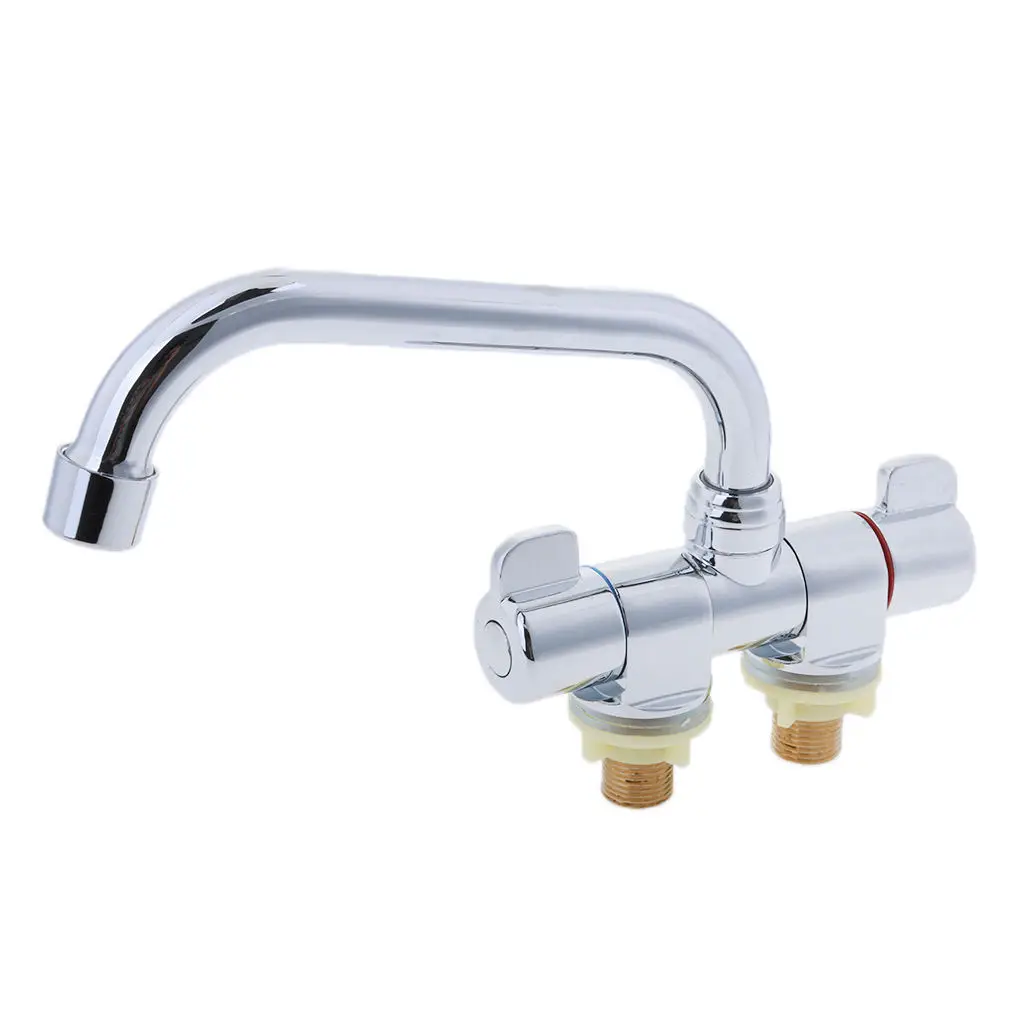 

Marine Boat RV 360 Rotation Hot & Cold Bathroom Kitchen Water Faucet #003