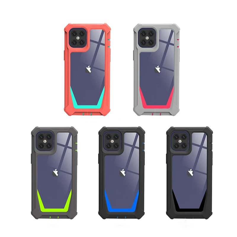 

Роскошный чехол с полной защитой, силиконовый чехол для Iphone 12 Pro Max Mini, прозрачный чехол для Iphone 11 Pro Max Xs Max Xr 7 8 Plus