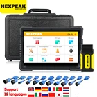 Диагностический сканер NEXPEAK K2 для тяжелых грузовиков, ABS подушка безопасности, кластерная калибровка, полная система диагностики грузовиков, дизельных двигателей, OBD