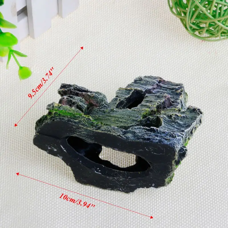

Mountain View Aquarium Rock Cave Tree Bridge Fish Tank Ornament Rockery Decor