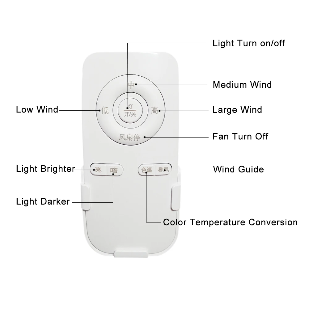 Светодиодный потолочный вентилятор + лампа с светильник ционным управлением