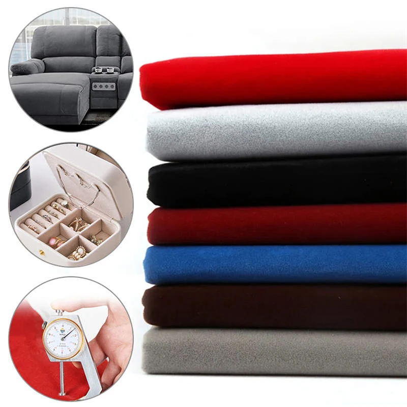 1 3 мм Самоклеющаяся бархатная Флокированная подкладка фланелевая ткань для