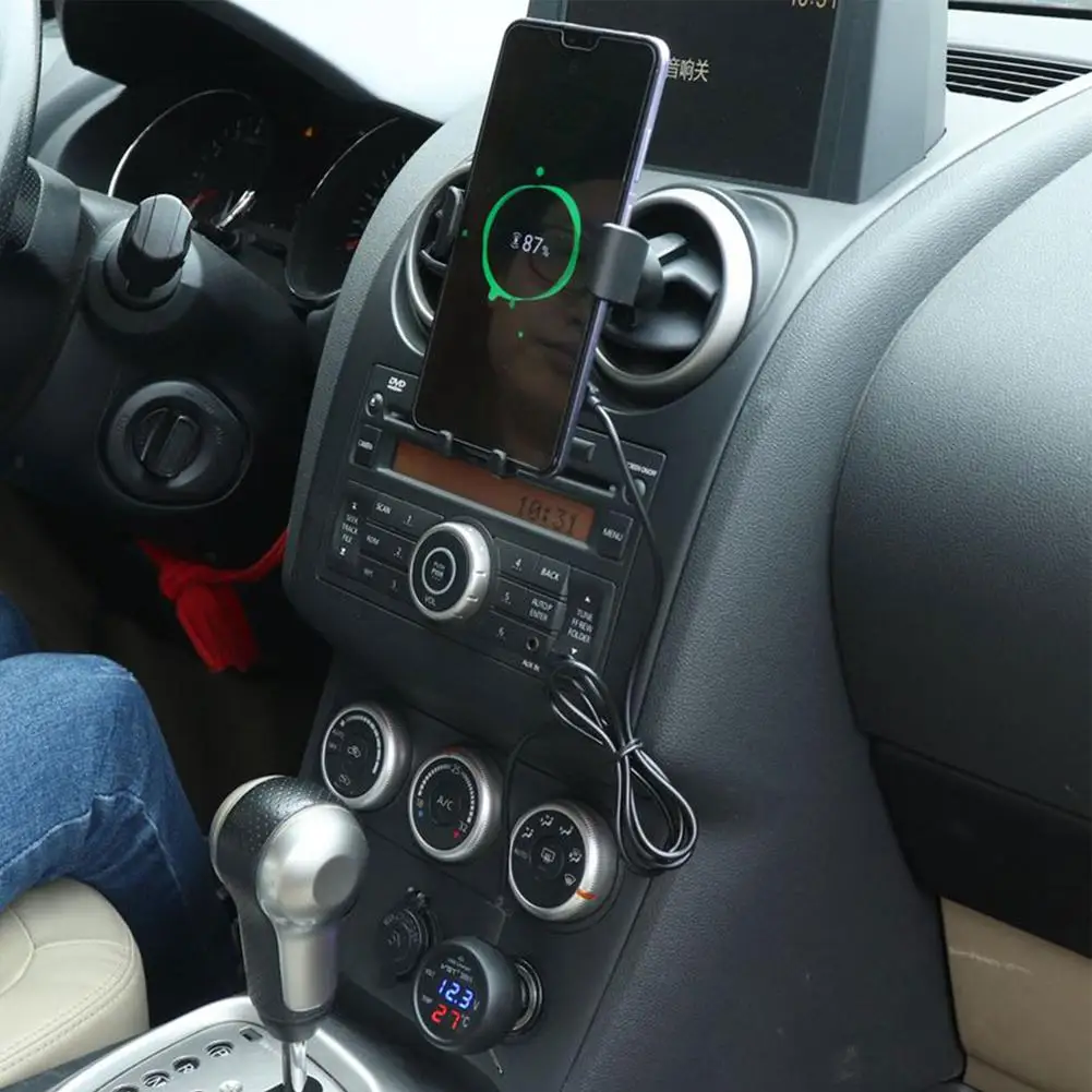 Автомобильное usb-устройство для зарядки телефона Быстрая зарядка автомобильный