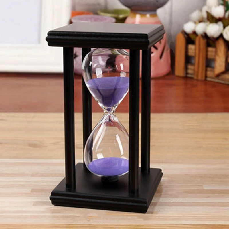 Песочные часы 60 минут кухонный хронограф современные деревянные песочные чайный