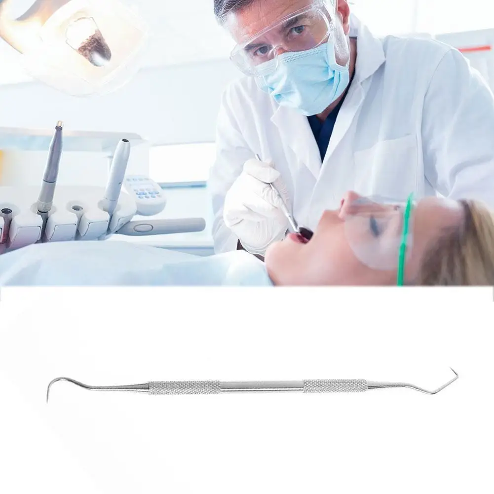 

1pcs Double-ended Design Tooth Scaler Dentistry Instrument Teeth Tool Dental Tool Tooth Care Cleaning Examine Ste U2G7