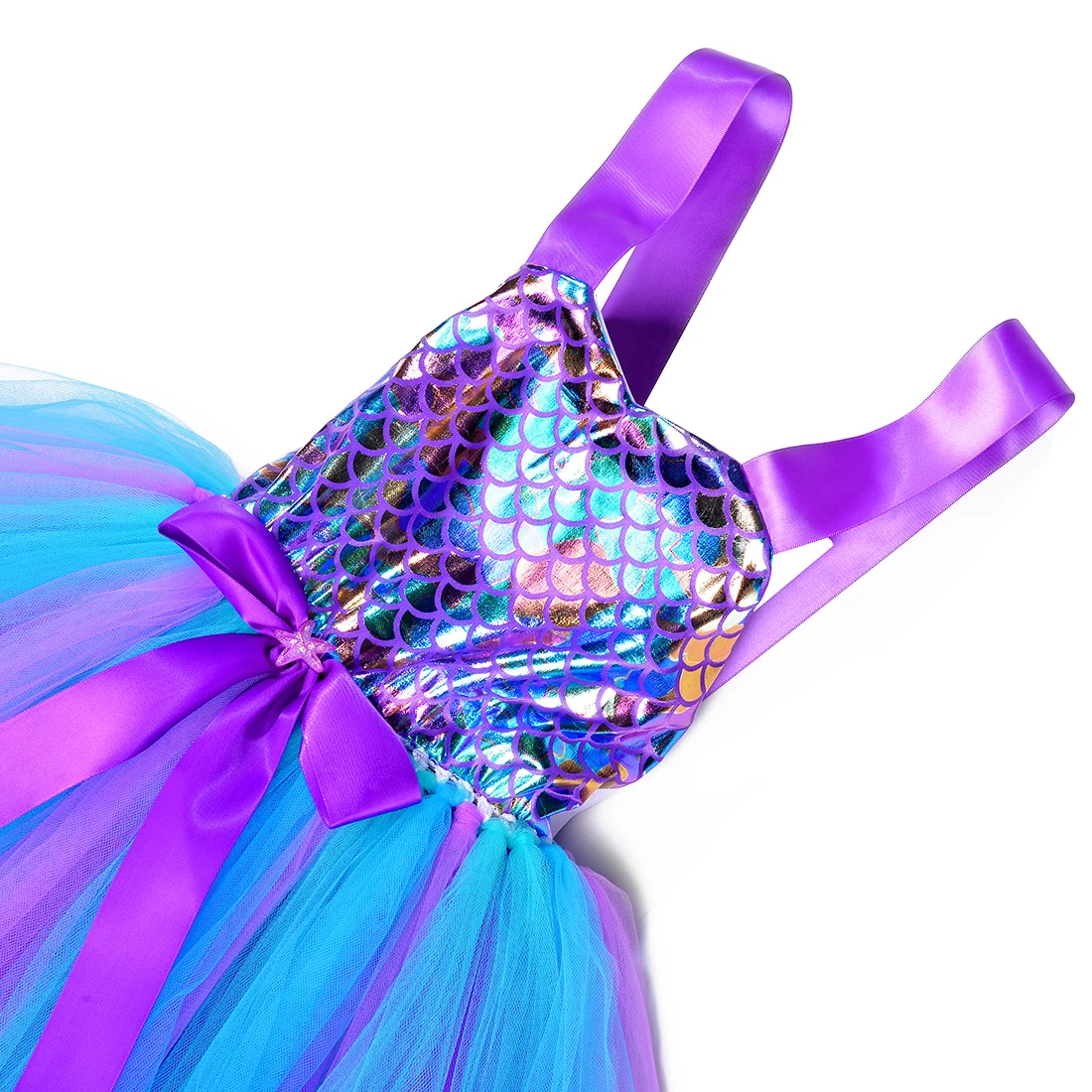 Детское платье-Русалка для девочек одежда вечеринки в честь Дня Рождения