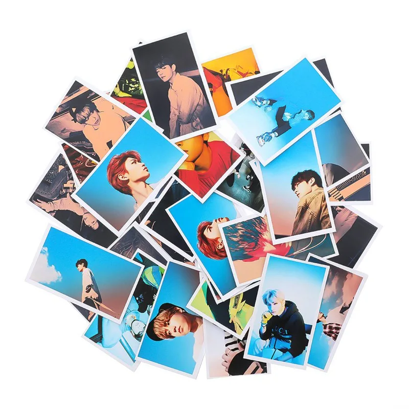 30 шт./компл. Новый K-POP защищает Детские ломо карты самодельные Бумага