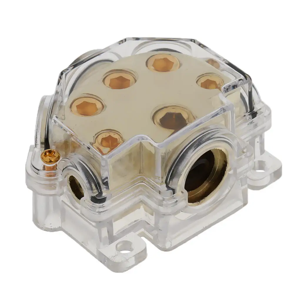 Распределительный блок заземление вход/выход калибр 0 2/4/8 установка