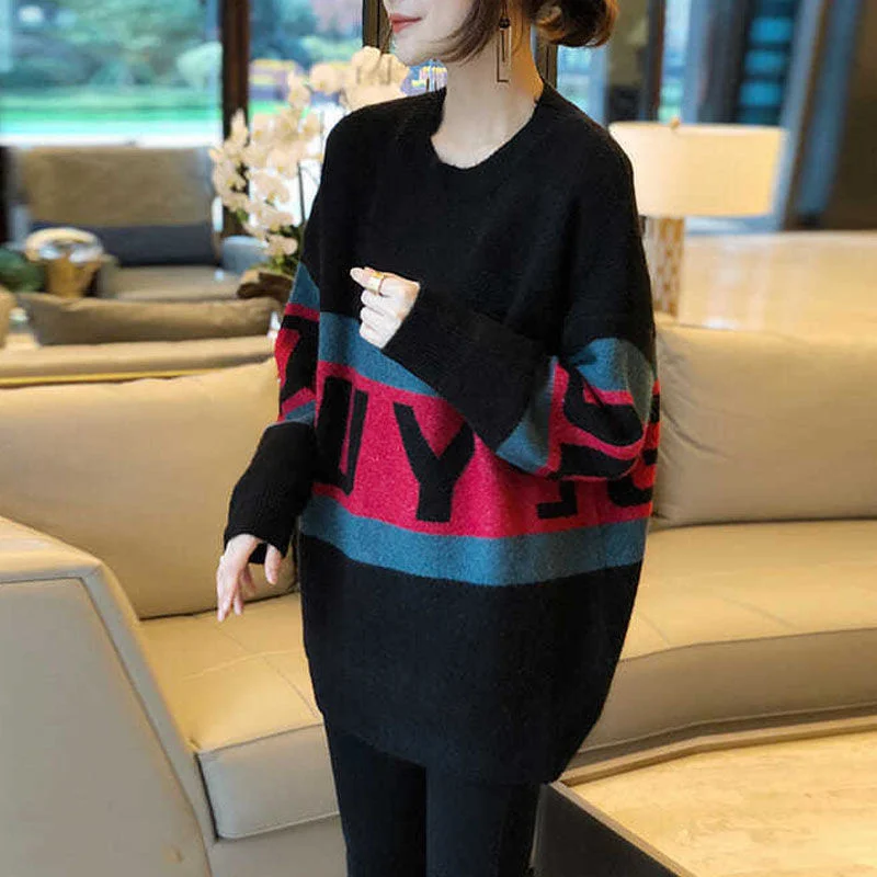 Весна-осень модная зимняя одежда средней длины для женщин свободная верхняя в