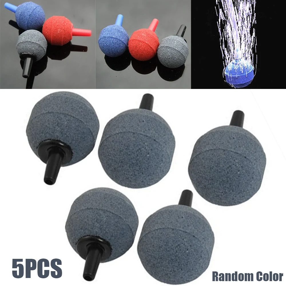 5 шт. 20 мм аквариумный воздушный камень кислородный аэратор увеличивающий