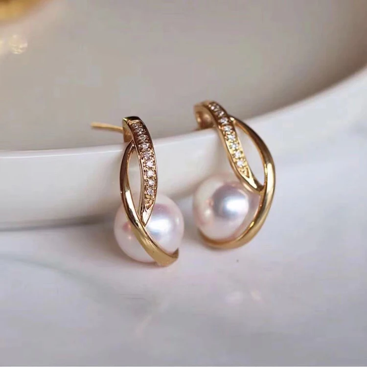 3 пар/лот модные элегантные серьги гвоздики с жемчужинами держатель из